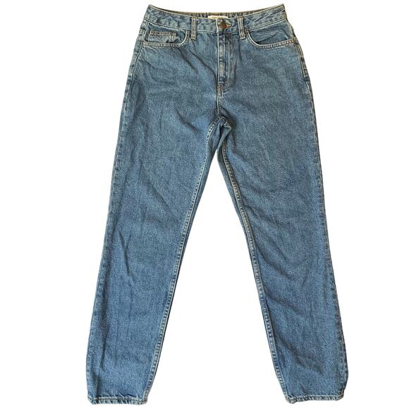 FOREVER 21 Women Jeans size 26 US Blue High Rise Slim Straight Leg Boot Cut - Picture 1 of 11